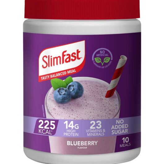 Slim Fast Slimfast Blueberry Shake Powder - 365g