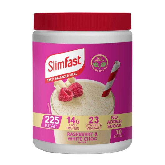 Slim Fast Slimfast Raspberry & White Chocolate Flavour Shake 365g