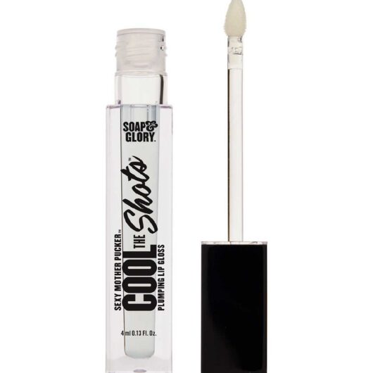 Soap & Glory Sexy Mother Pucker Lip Gloss Cool The Shots Plumping Lipgloss Pink Charming 4ml