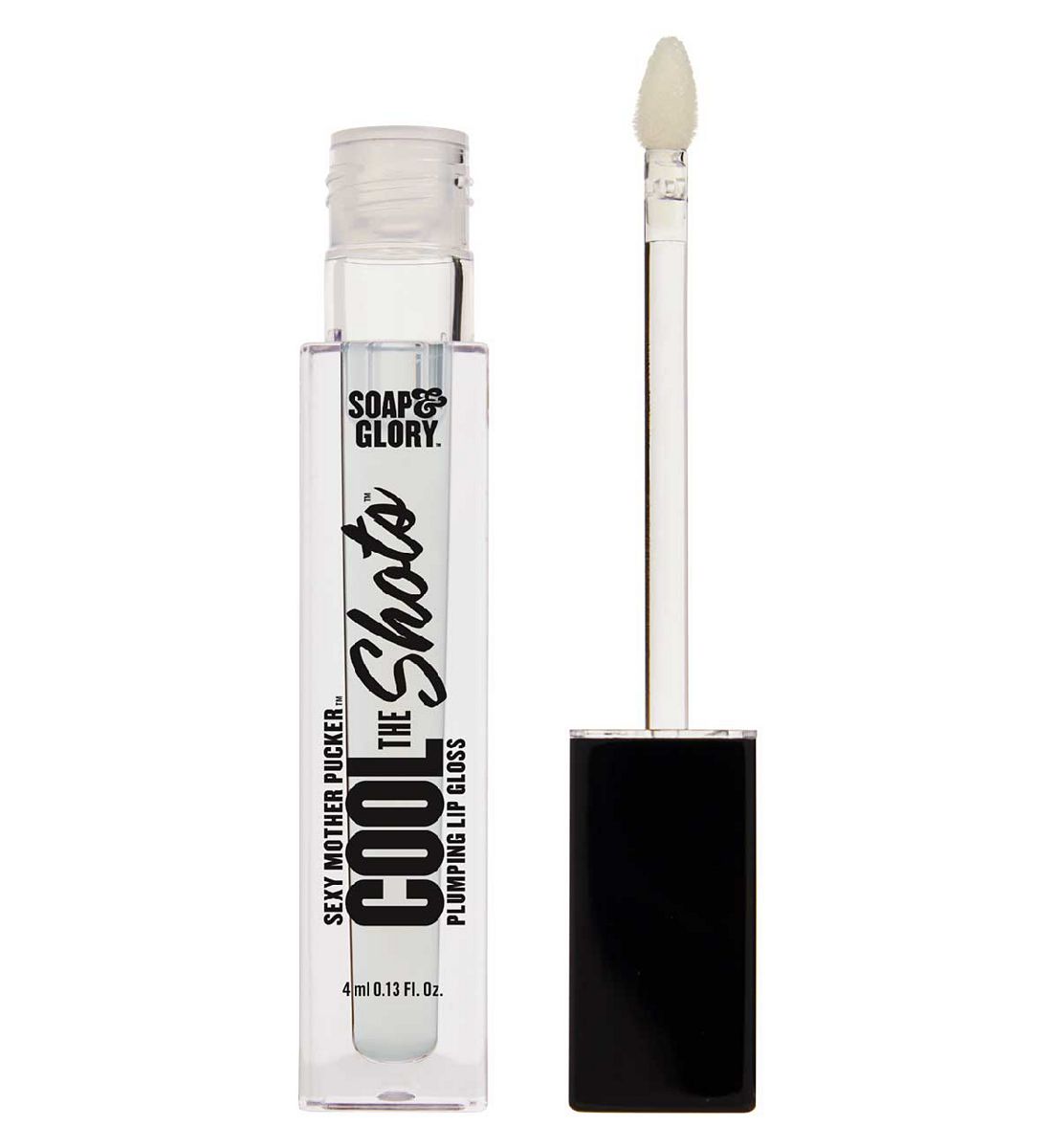 Soap & Glory Sexy Mother Pucker Lip Gloss Cool The Shots Plumping Lipgloss Pink Charming 4ml