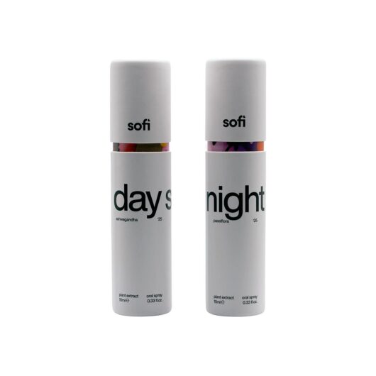 Sofi Health Sofi Night & Day Duo Oral Spray For Sleep Stress - Passiflora Ashwagandha 10Ml X2