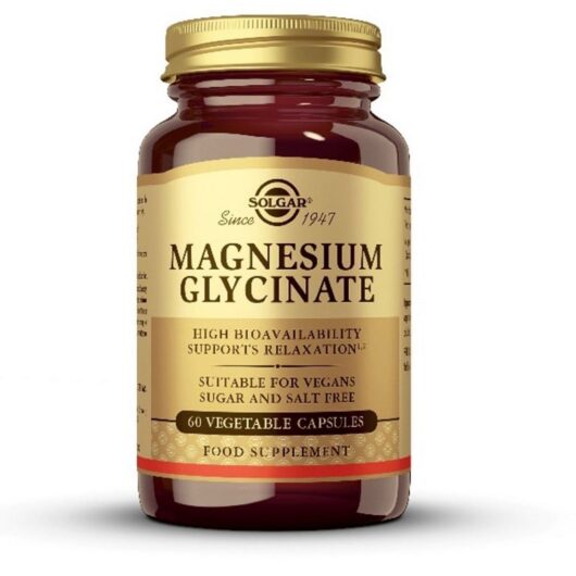 Solar Solgar Magnesium Glycinate 60 Capsules