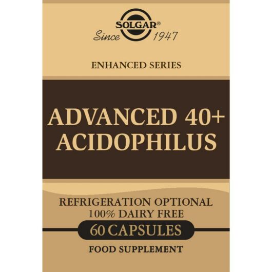 Solgar Advanced 40+ Acidophilus 60 Capsules