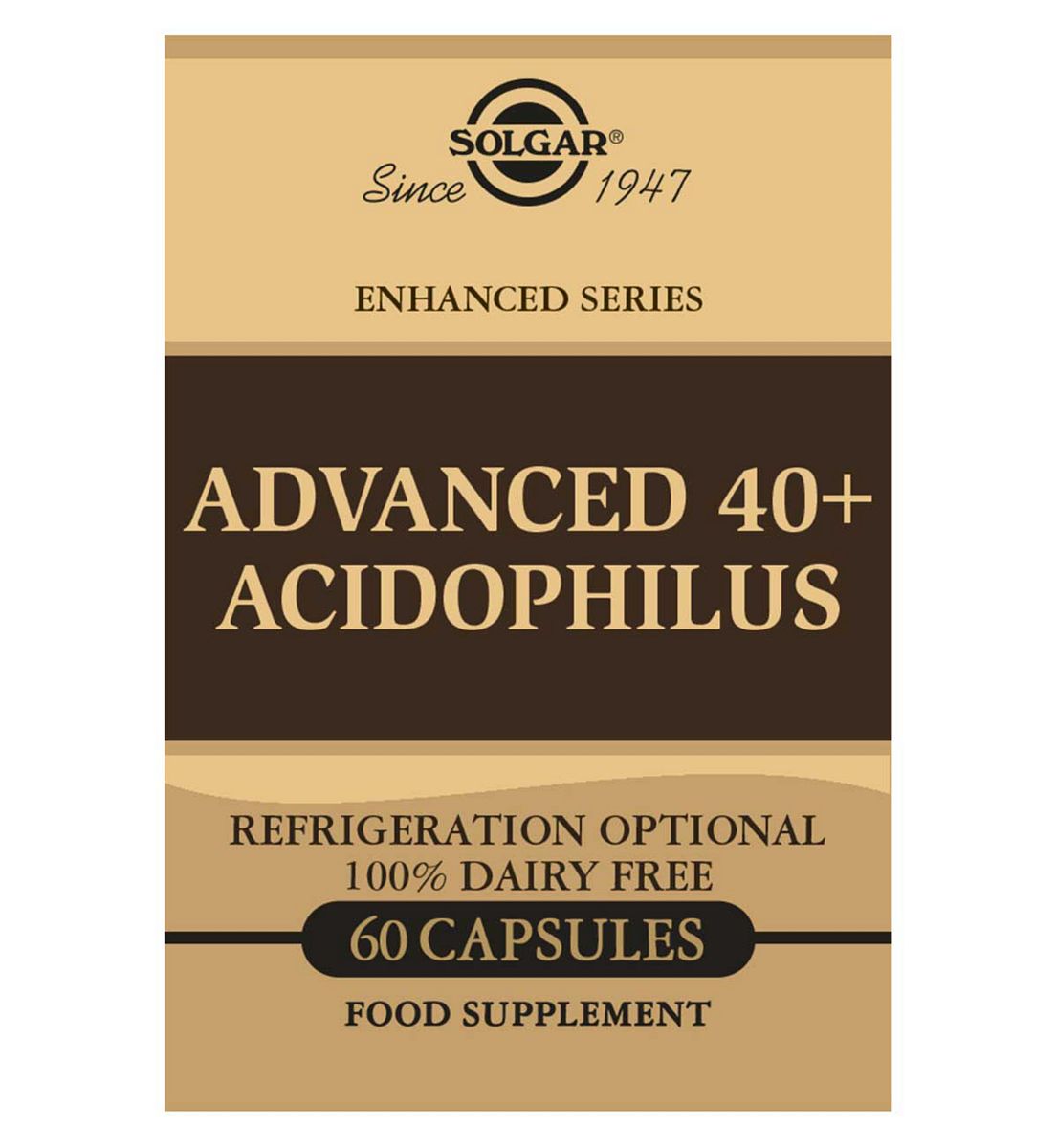 Solgar Advanced 40+ Acidophilus 60 Capsules