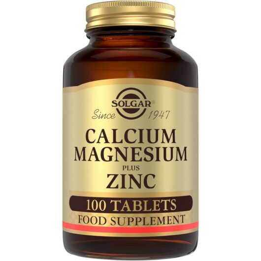 Solgar Calcium Magnesium Plus Zinc - 100 Tablets