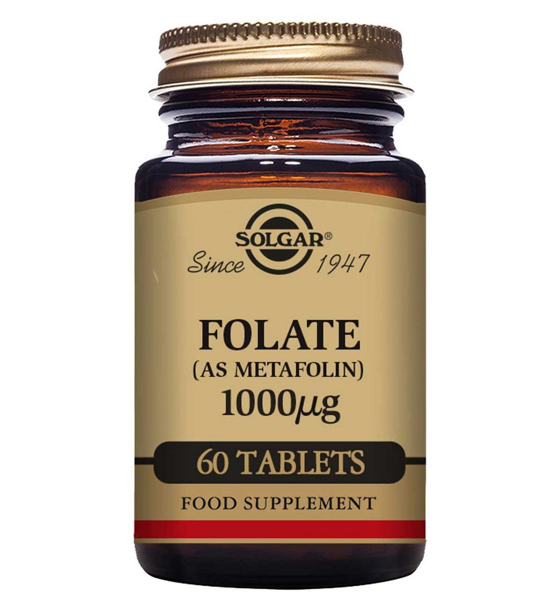 Solgar Folate 1000Ug Metafolin 60 Tablets