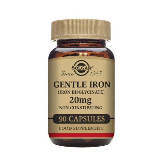 Solgar Gentle Iron 20Mg - 90 Capsules