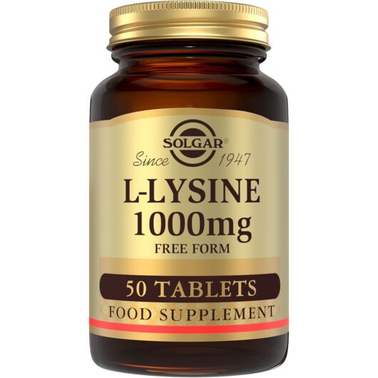 Solgar L-Lysine 1000Mg - 50 Tablets