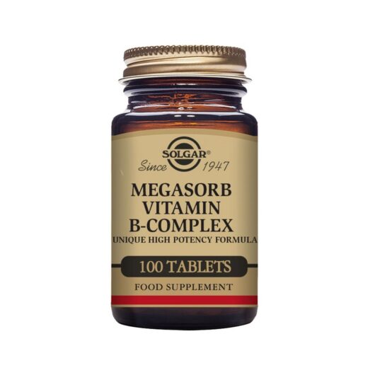 Solgar Megasorb Vitamin B Complex 100 Tablets