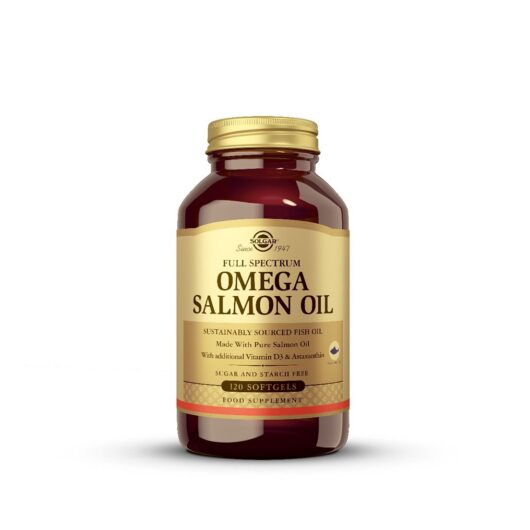 Solgar Spectrum Omega Salmon Oil 120 Softgels