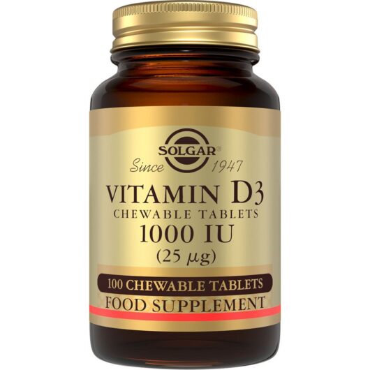 Solgar Vitamin D3 1000 Iu (25Μg) Chewable - 100 Tablets
