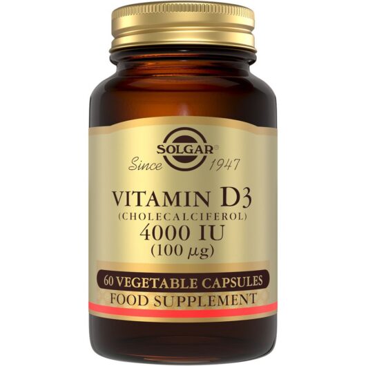 Solgar Vitamin D3 4000 Iu 60 Capsules