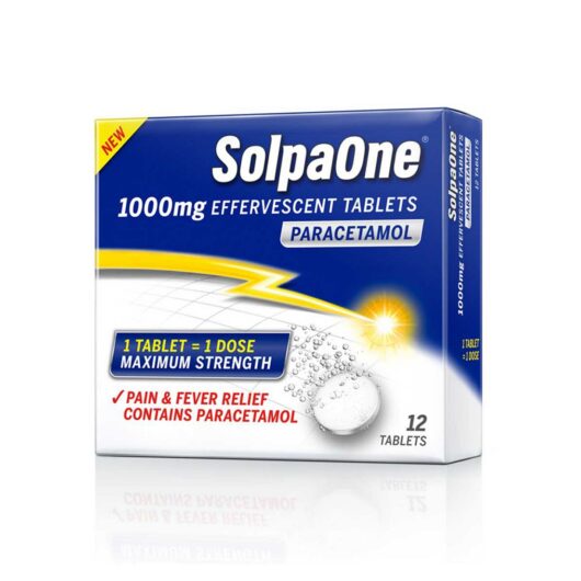 Solpadeine Solpaone 1000Mg Effervescent Tablets - 12