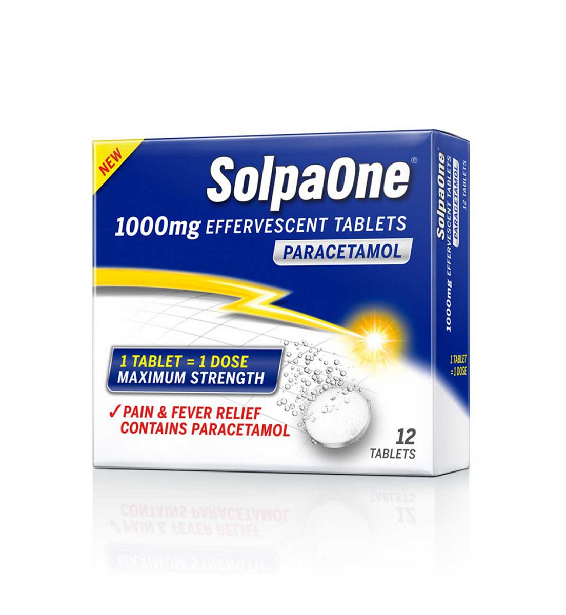 Solpadeine Solpaone 1000Mg Effervescent Tablets - 12