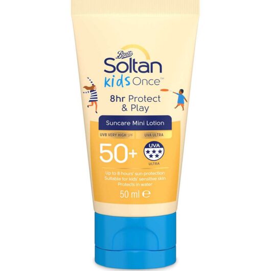 Soltan Kids Once 8Hr Protect & Play Mini Suncare Lotion Spf50+ 50ml
