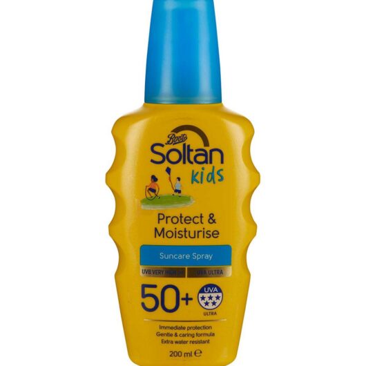 Soltan Kids Protect & Moisturise Suncare Spray Spf50+200 ml, 200ml