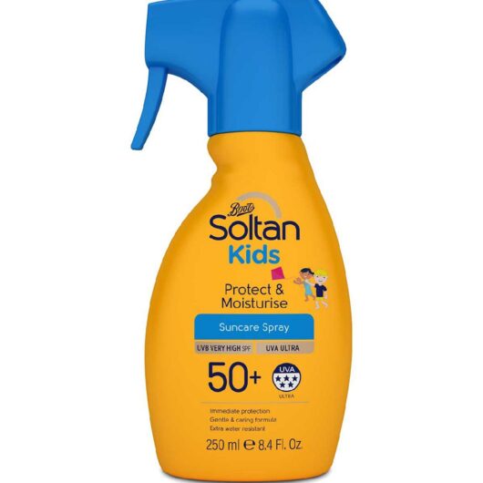 Soltan Kids Protect & Moisturise Suncare Trigger Spray Spf50+250 ml, 250ml
