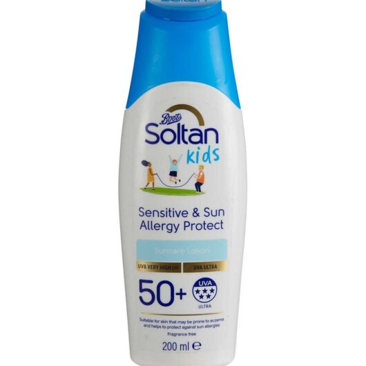 Soltan Kids Sensitive & Sun Allergy Protect Suncare Lotion Spf50+200 ml, 200ml