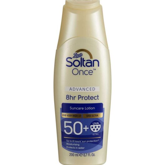 Soltan Once Advanced 8 Hour Protect Suncare Lotion Spf50+200 ml, 200ml