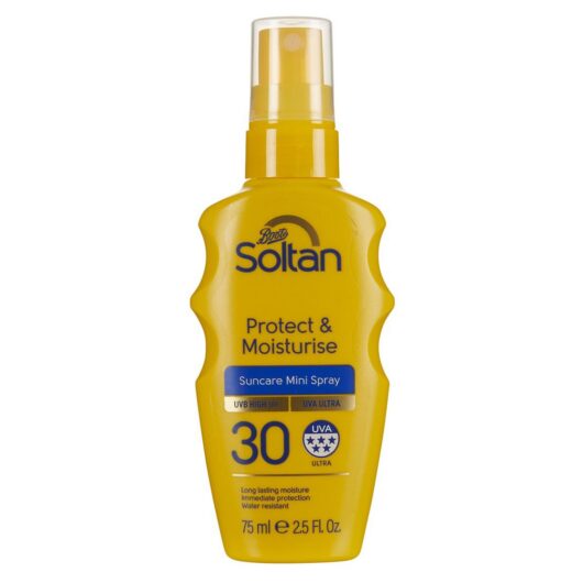 Soltan Protect & Moisturise Mini Suncare Spray Spf30 75ml