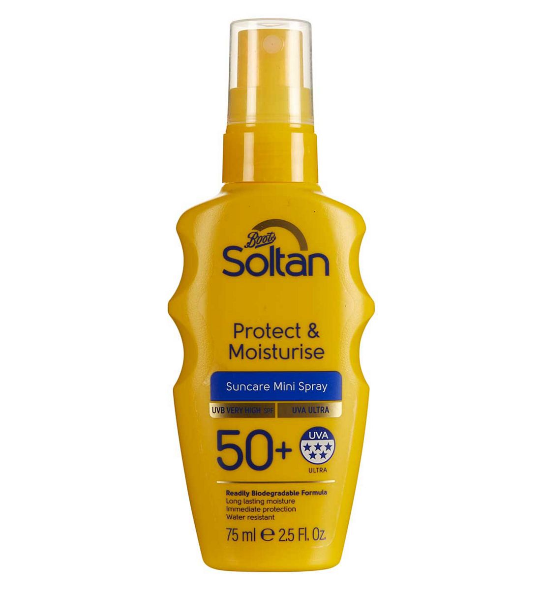 Soltan Protect & Moisturise Mini Suncare Spray Spf50+ 75ml