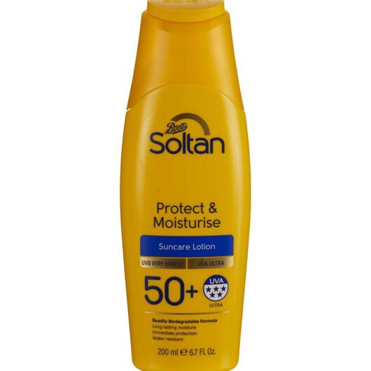 Soltan Protect & Moisturise Suncare Lotion Spf50+200 ml, 200ml