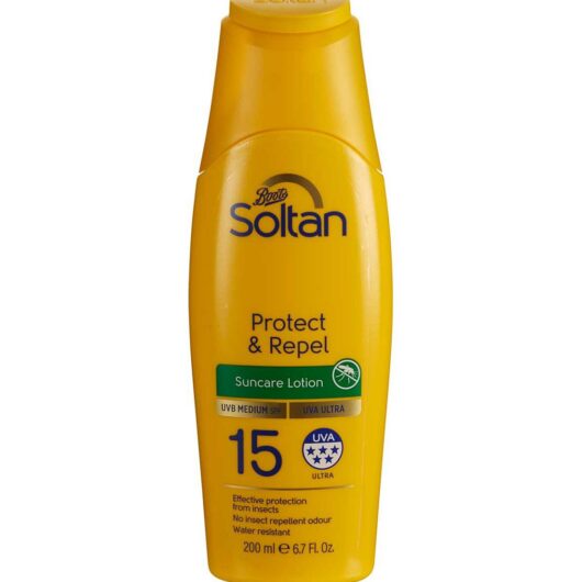 Soltan Protect & Repel Suncare Lotion Spf15200 ml, 200ml