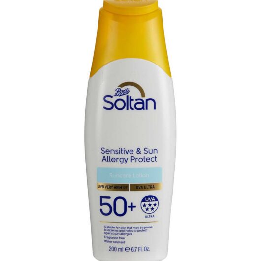 Soltan Sensitive & Sun Allergy Protect Suncare Lotion Spf50+200 ml, 200ml