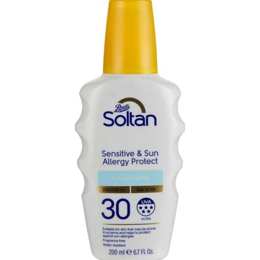 Soltan Sensitive & Sun Allergy Protect Suncare Spray Spf30200 ml, 200ml