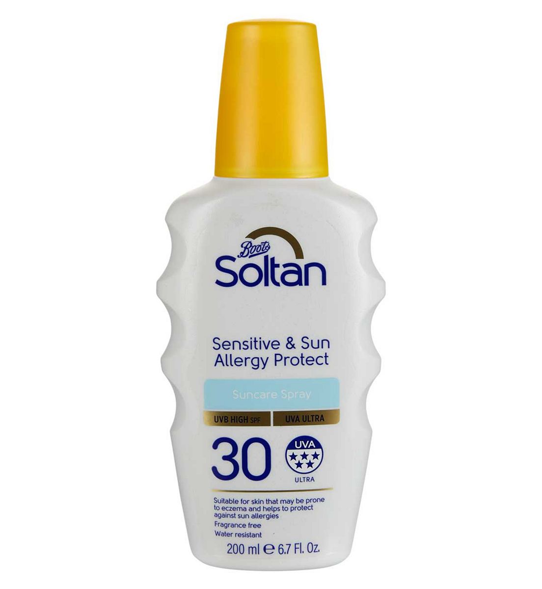 Soltan Sensitive & Sun Allergy Protect Suncare Spray Spf30200 ml, 200ml