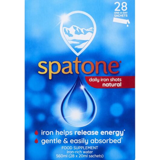 Spatone Daily Iron Shots 28 Sachets, X 20 ml