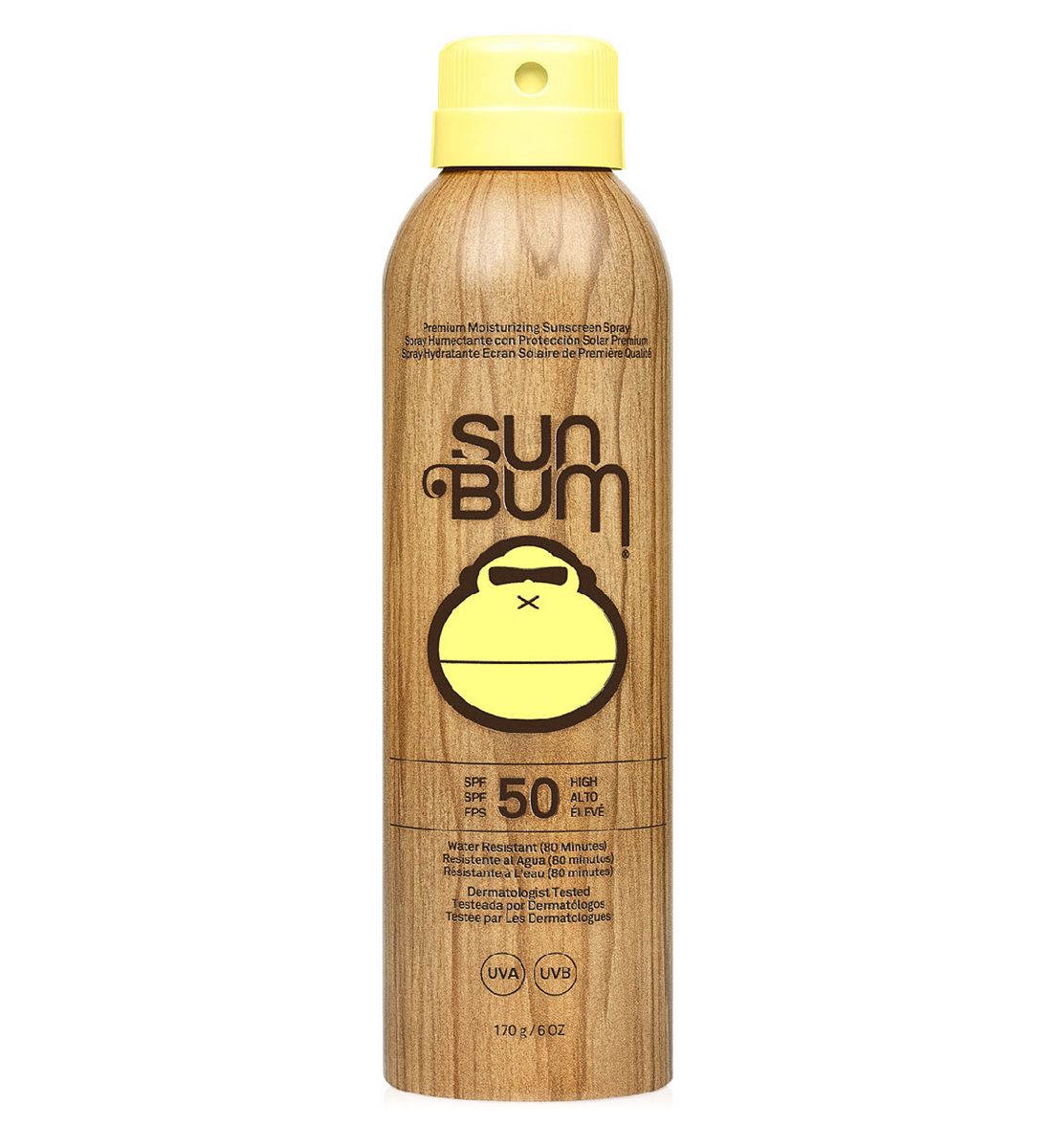 Sun Bum Original Moisturizing Sun Cream Spray Spf 50 Vegan Cruelty Free 170g