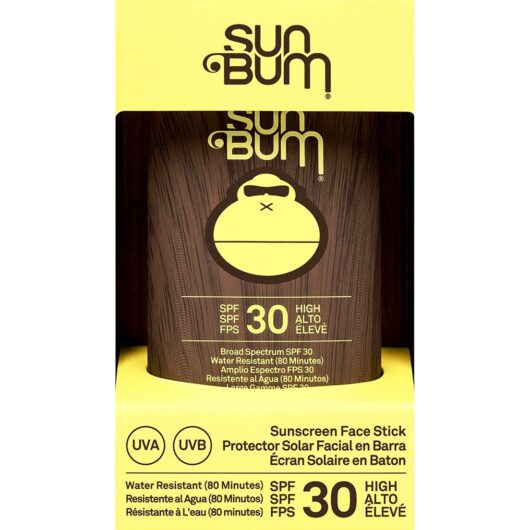 Sun Bum Original Sun Screen Face Stick Spf 30 Vegan Cruelty Free 13g
