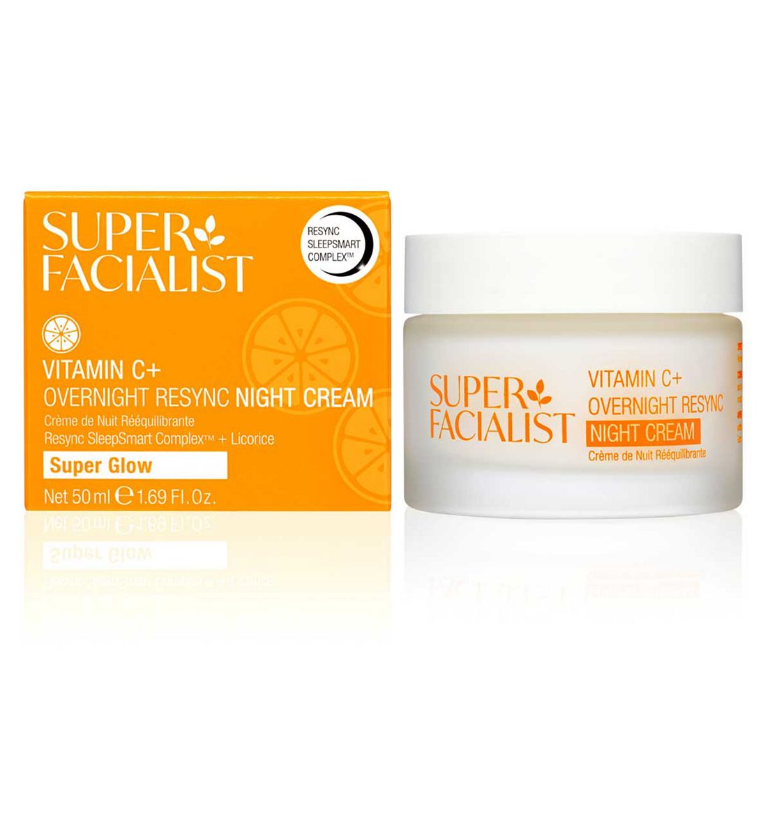 Super Facialist Vitamin C+ Sleepsmart Overnight Resync Night Cream