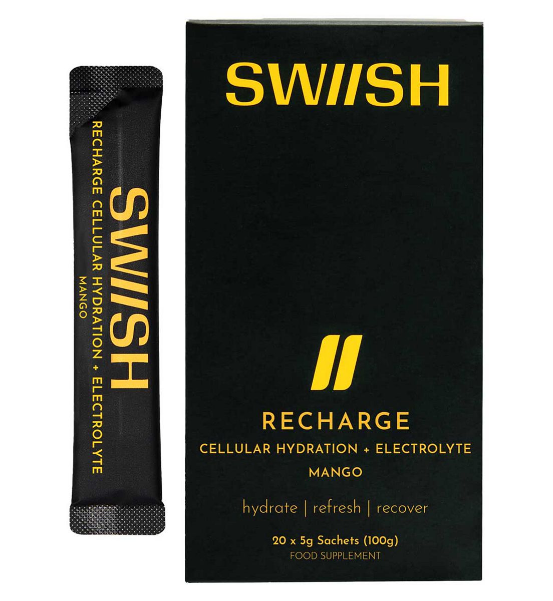 Swiish Recharge Cellular Hydration + Electrolyte 100g - 5G X 20 Sachets