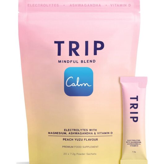 TRIP Electrolyte Powder With Magnesium, Ashwagandha And Vitamin D, 20 X 7.2G Sachets