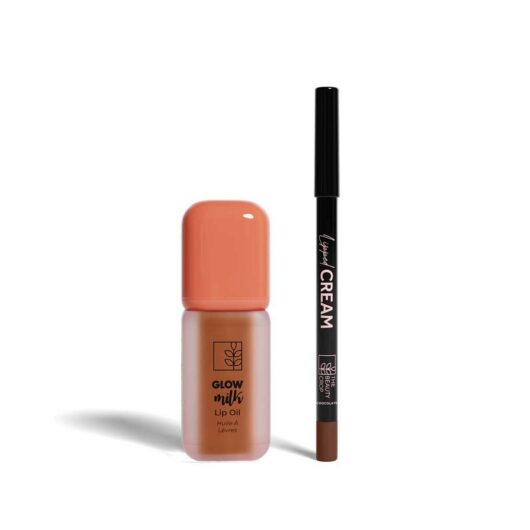 The Beauty Crop Glass Lip Kit Ultimate Nude- Oil & Liner