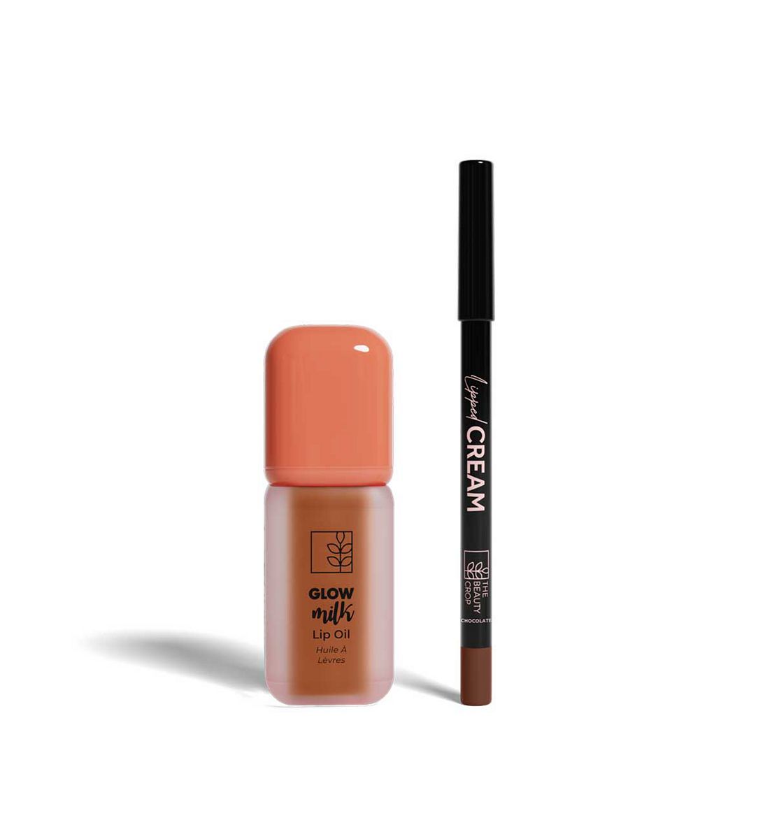 The Beauty Crop Glass Lip Kit Ultimate Nude- Oil & Liner
