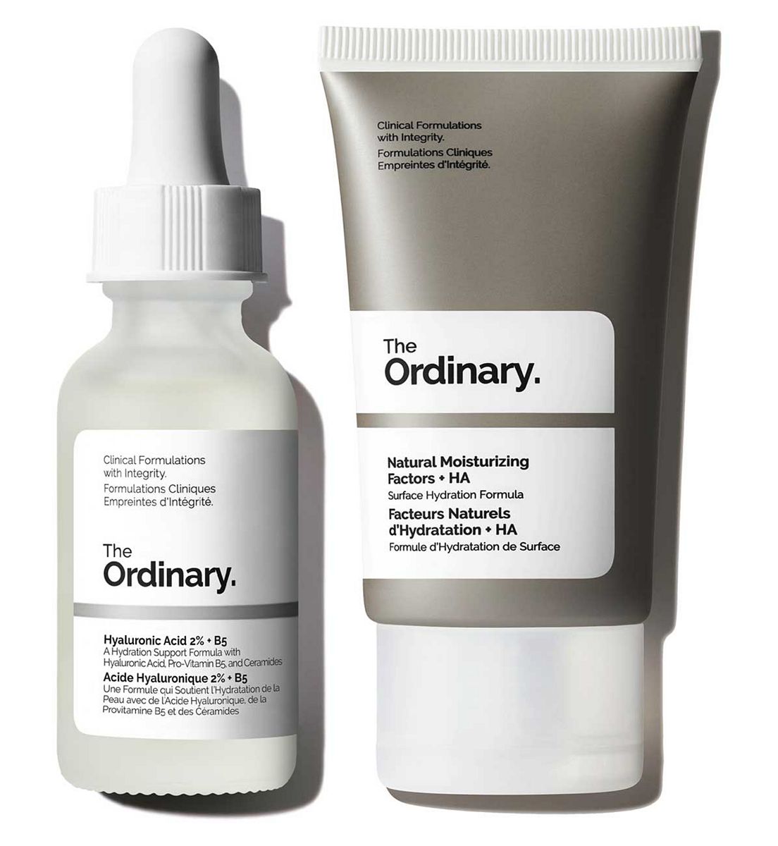 The Ordinary Hyaluronic Acid + Natural Moisturizing Factors Bundle