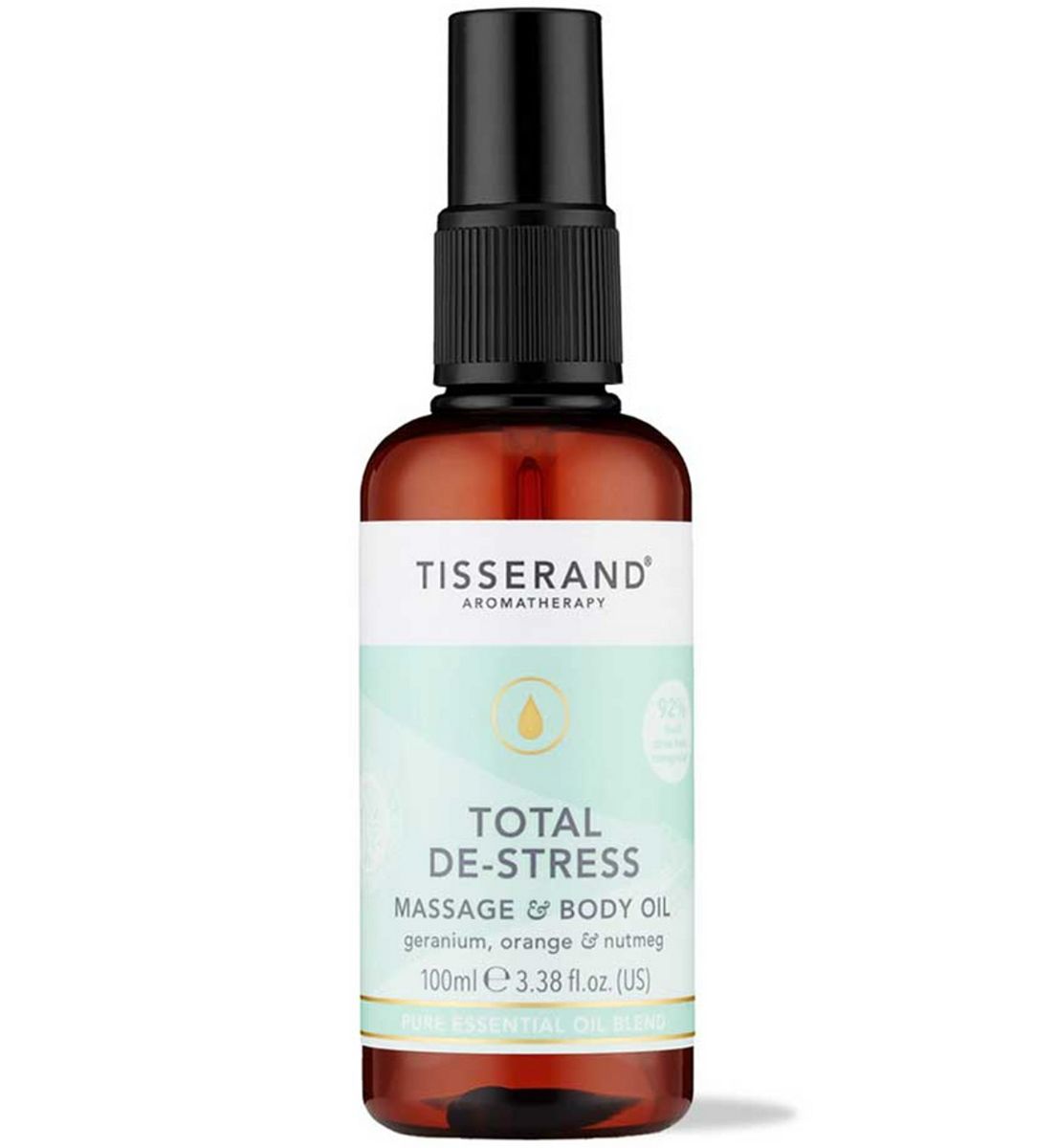 Tisserand Total De-Stress Massage & Body Oil, 100ml