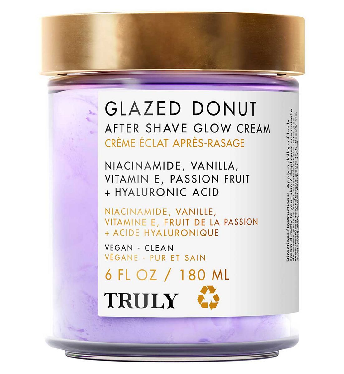 Truly Beauty Inc Truly Glazed Donut Aftershave Glow Cream 180ml