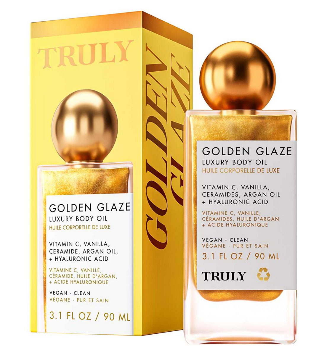 Truly Beauty Inc Truly Golden Glaze Luxury Body Oil 90ml