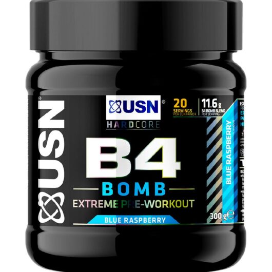 USN B4 Bomb Pre-Workout Blue Raspberry - 300g