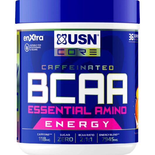 USN Bcaa Essential Amino Energy Mango Orange - 400g