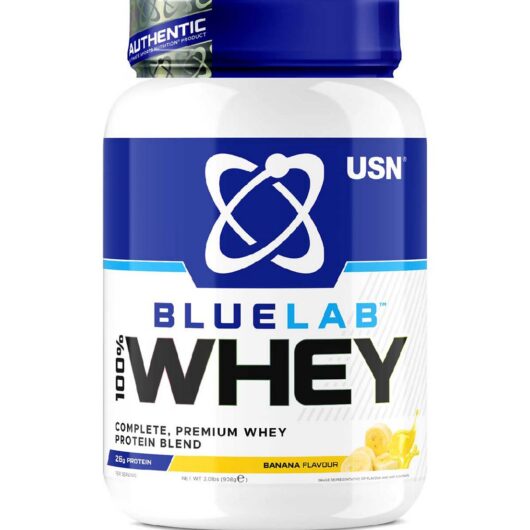 USN Blue Lab Whey Protein Powder Banana 908g