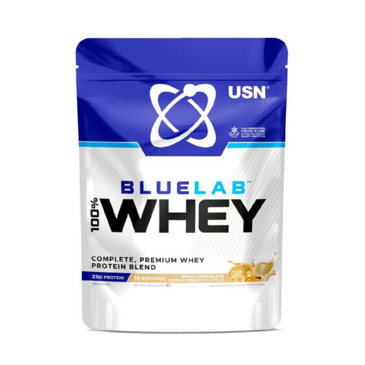 USN Blue Lab Whey Protein Powder White Chocolate Cookie Dough 476g