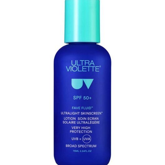 Ultra Violette Fave Fluid Ultralight Skinscreen Spf50+ 75ml