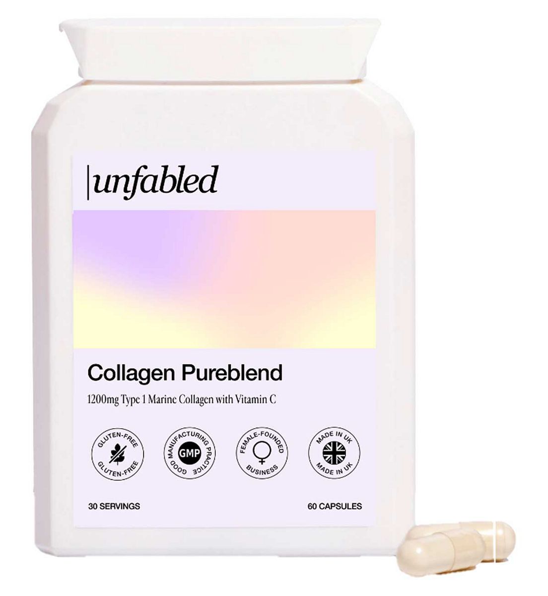 Unfabled Collagen Pureblend Capsules 60S