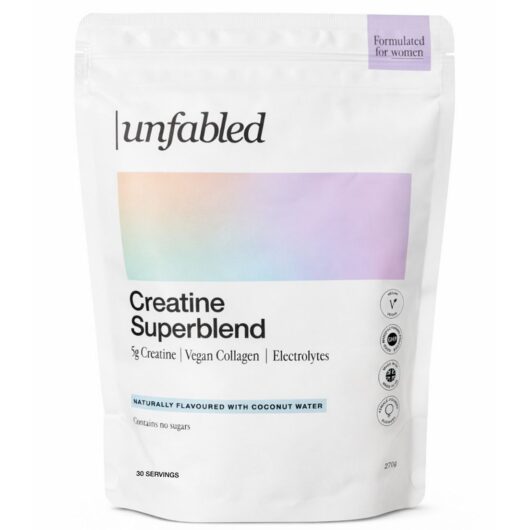Unfabled Creatine Superblend With Electrolytes, Vegan Collagen & Coconut Water - 270G, 30 Servings