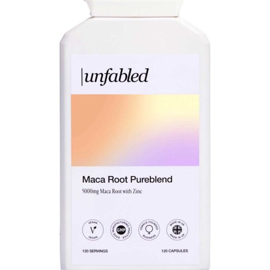 Unfabled Maca Root Pure Blend Capsules 120S